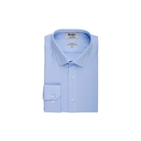 Light Blue Cotton shirt - Straight collar - ANSBERT