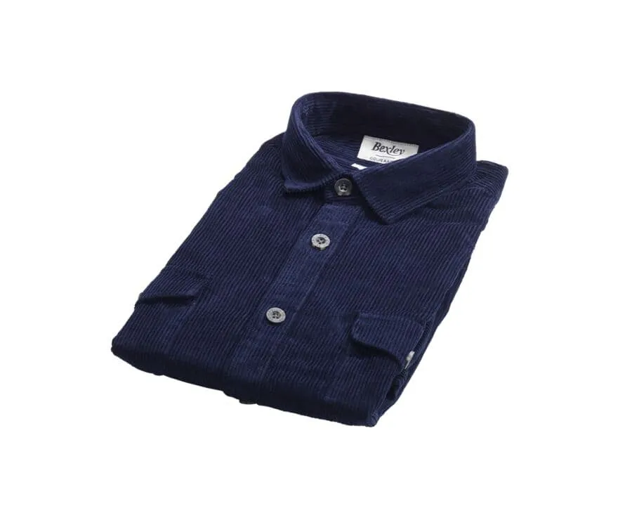 Navy Corduroy over shirt - VICTORIN