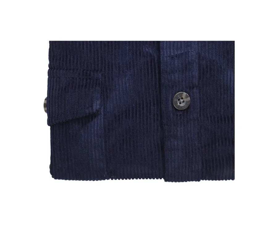 Navy Corduroy over shirt - VICTORIN