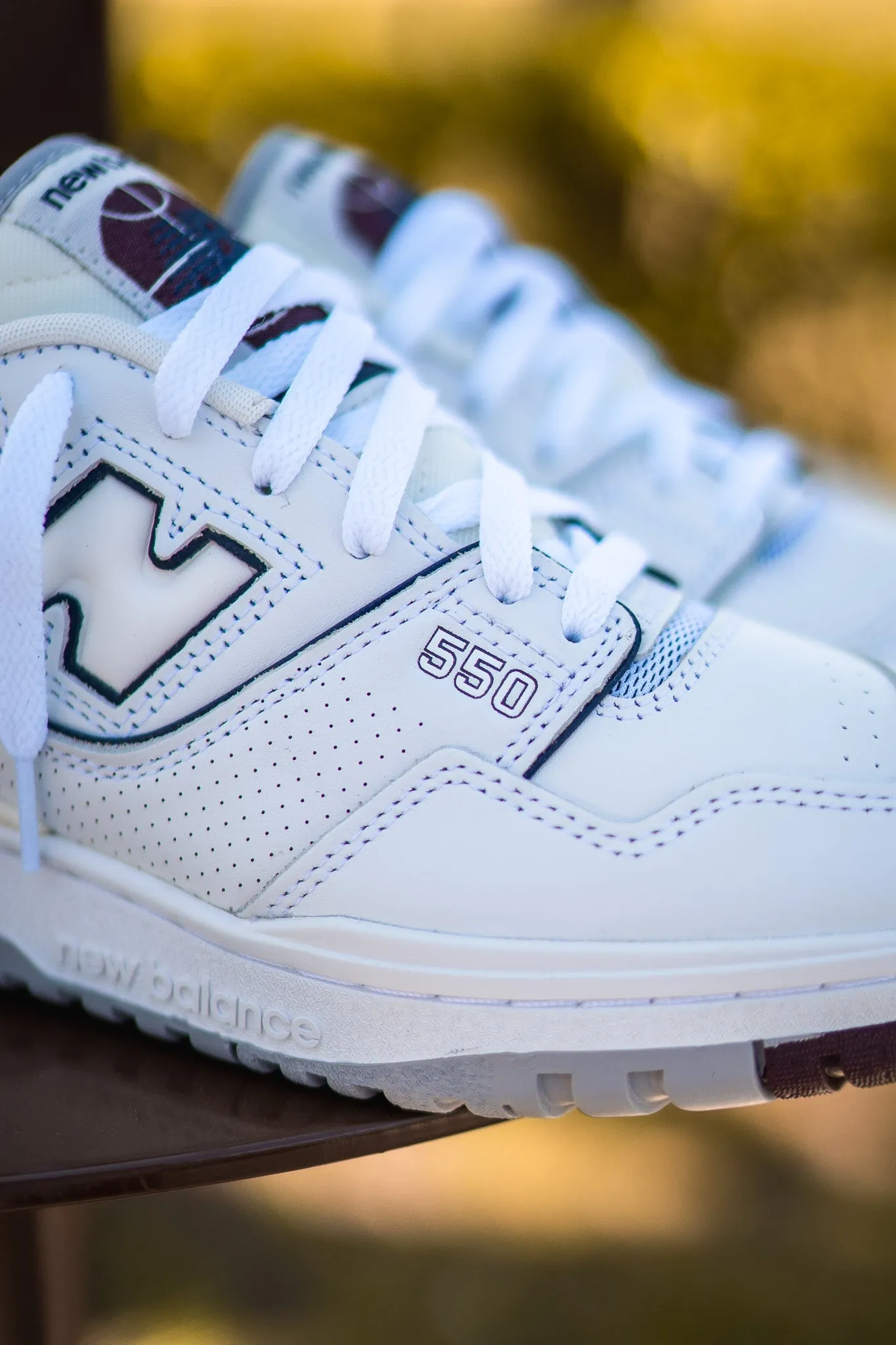 New Balance 550 White Burgundy - BB550PWB - Shop Now