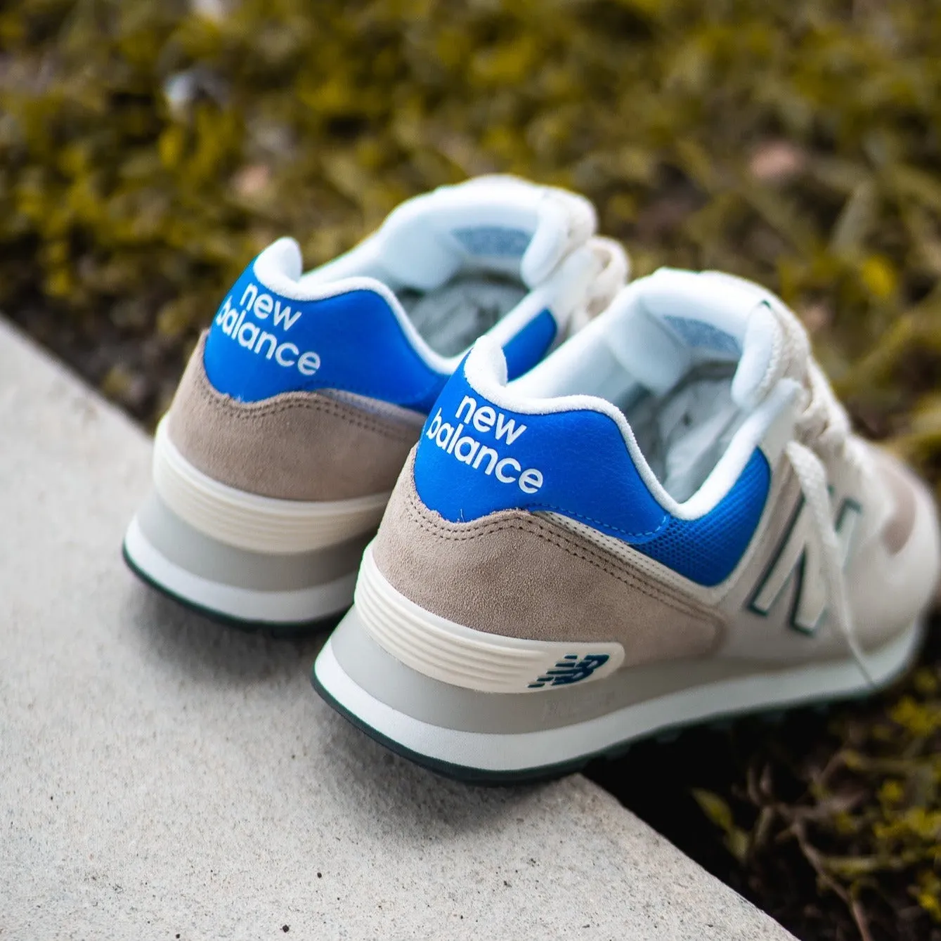 New Balance 574 | White/Blue | U574UY2