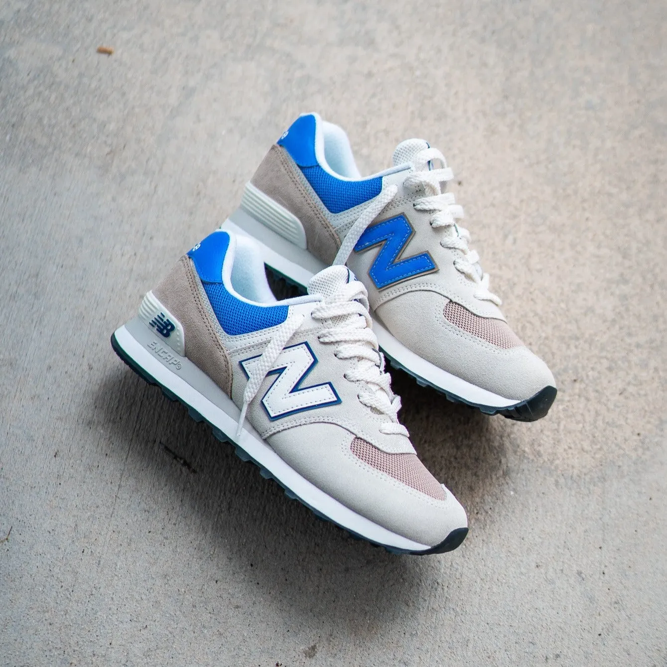 New Balance 574 | White/Blue | U574UY2