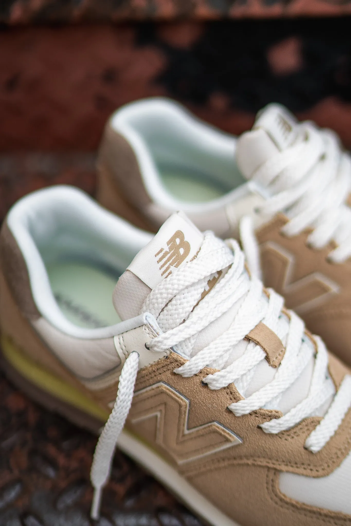 New Balance 574 Beige White U574SBW