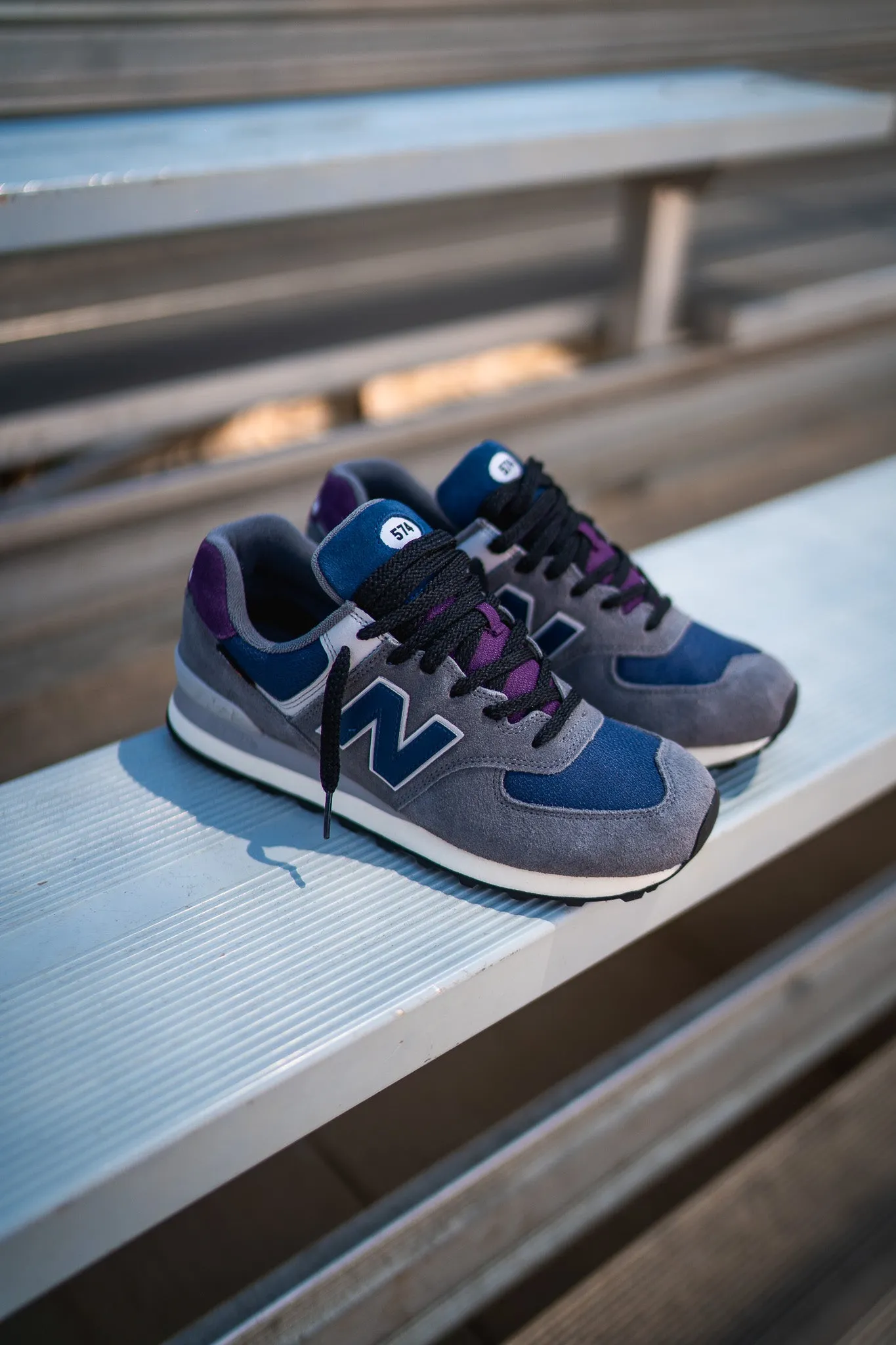 New Balance 574 Grey Blue shoes