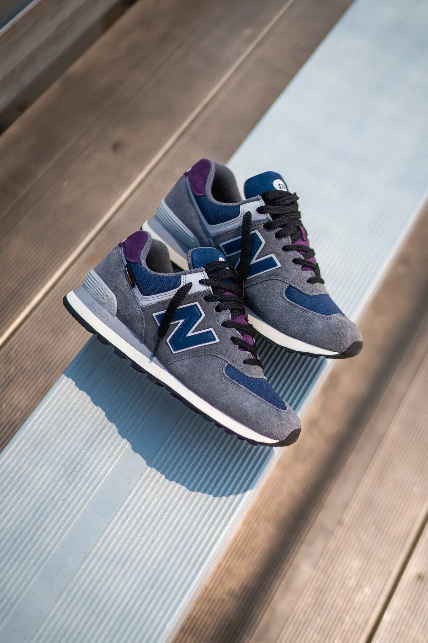 New Balance 574 Grey Blue shoes