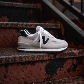 New Balance 574 Men's Shoes - Grey/Black (ML574DMG)