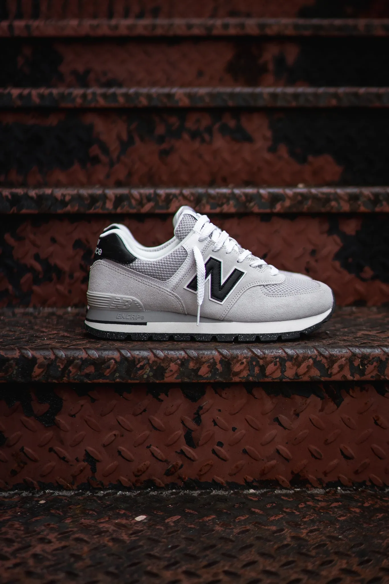 New Balance 574 Men's Shoes - Grey/Black (ML574DMG)