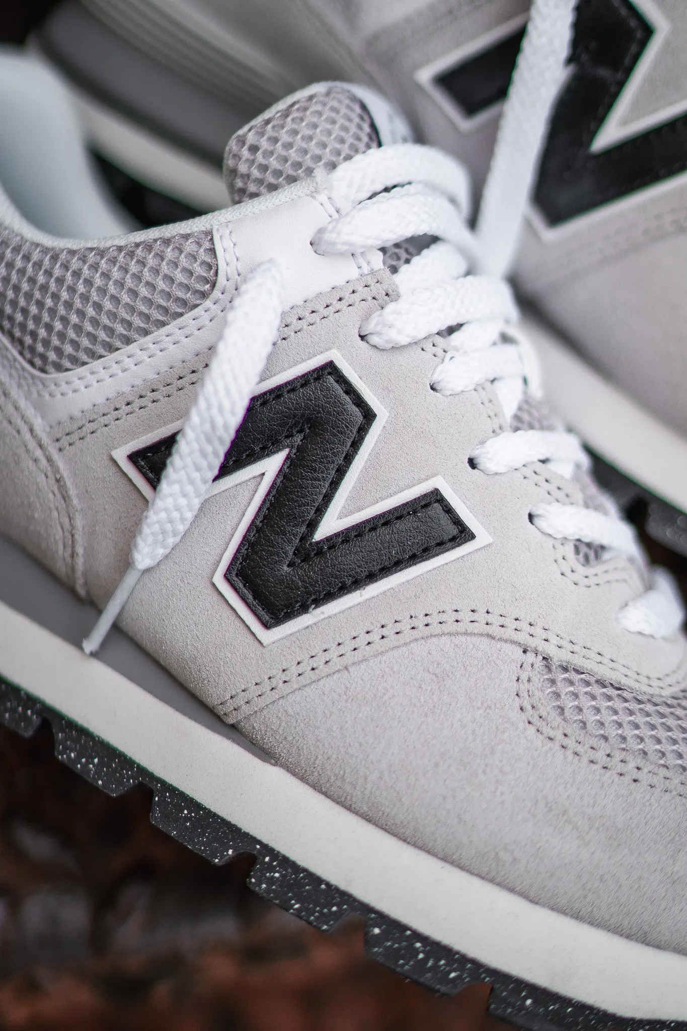 New Balance 574 Men's Shoes - Grey/Black (ML574DMG)