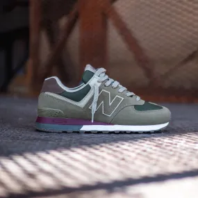 New Balance 574 Olive/Maroon U574UBB