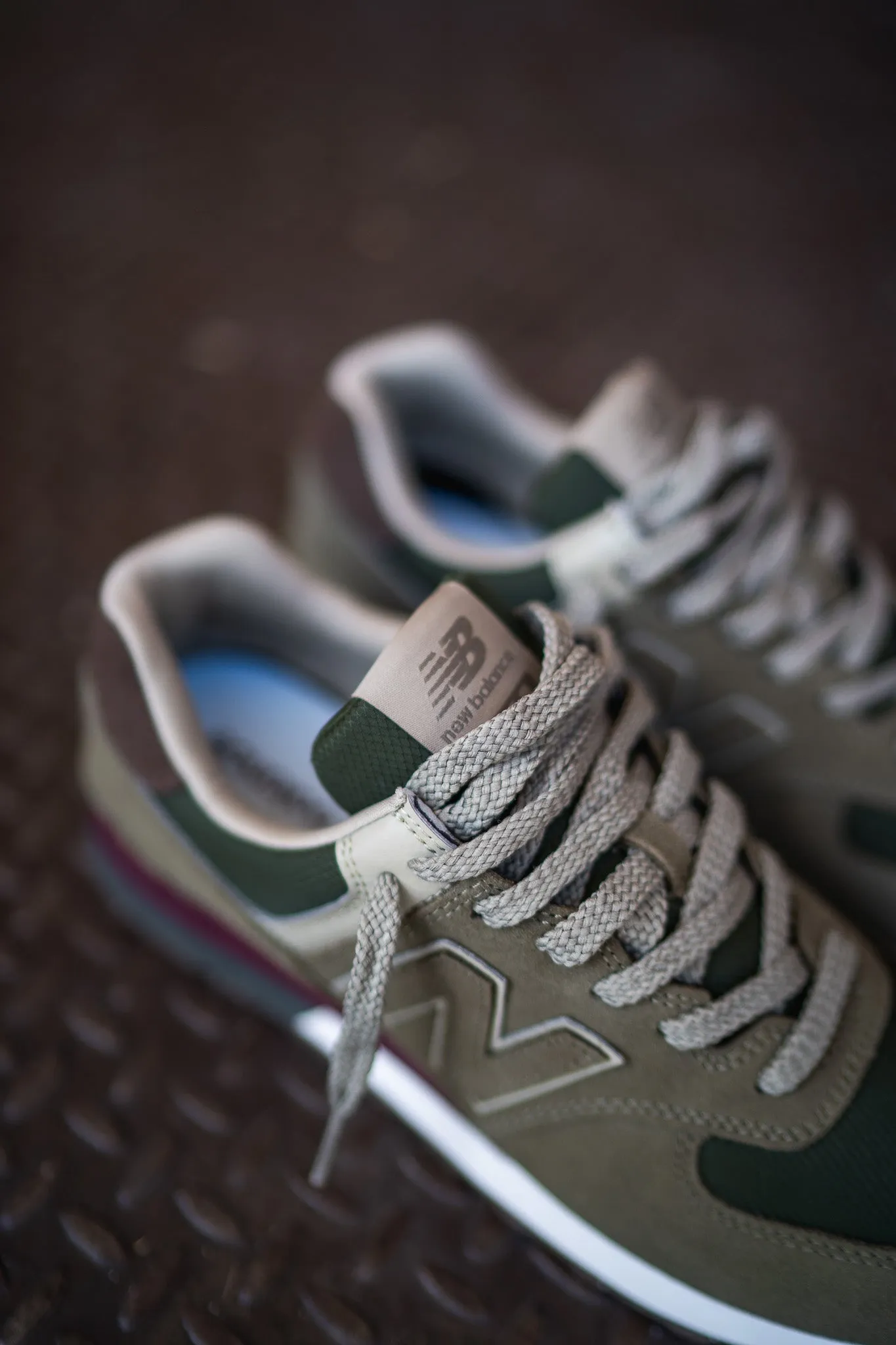 New Balance 574 Olive/Maroon U574UBB