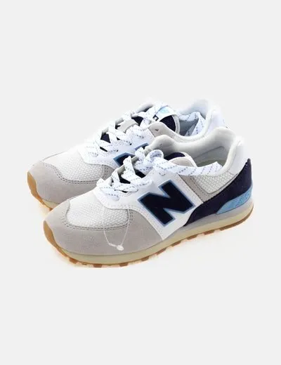 New Balance Deportivas gris y azul