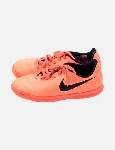 Nike Deportiva naranja acordonada