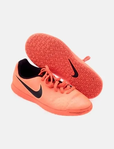 Nike Deportiva naranja acordonada