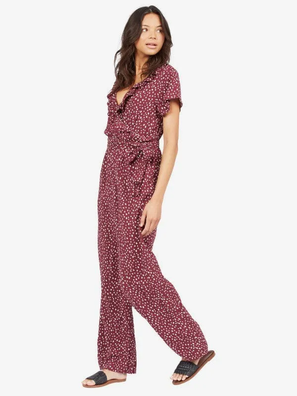 Off To Paradise Flutter Sleeve Jumpsuit