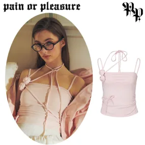 PAIN OR PLEASURE  |★PAIN OR PLEASURE★ ROSE CORSAGE SLEEVELESS - pink