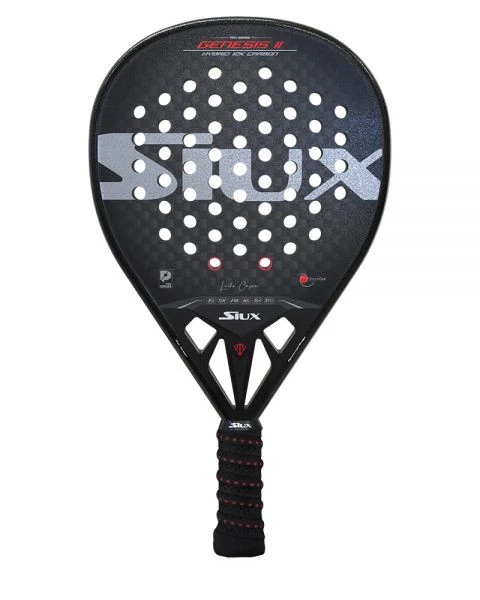 Pala de padel Siux Genesis II Hybrid 12k Carbon Lucho Capra