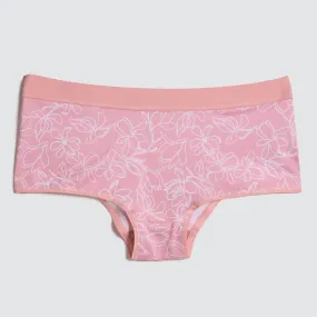 Panty Cachetero Estampado Flores