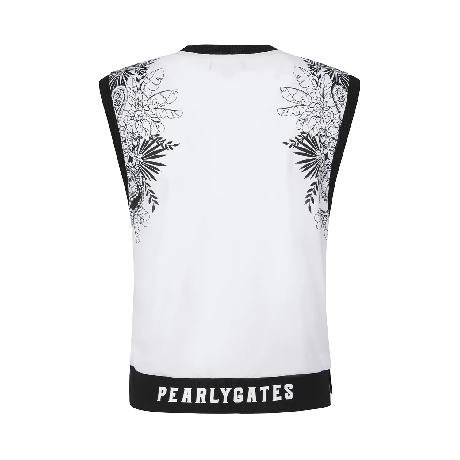 PEARLY GATES  |Flower Patterns Casual Style Blended Fabrics Sleeveless Logo