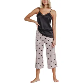 Pijama loungewear pantalón palazzo camisola Elegant Dots