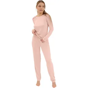 Pijama loungewear pantalón top manga larga Mirabelle