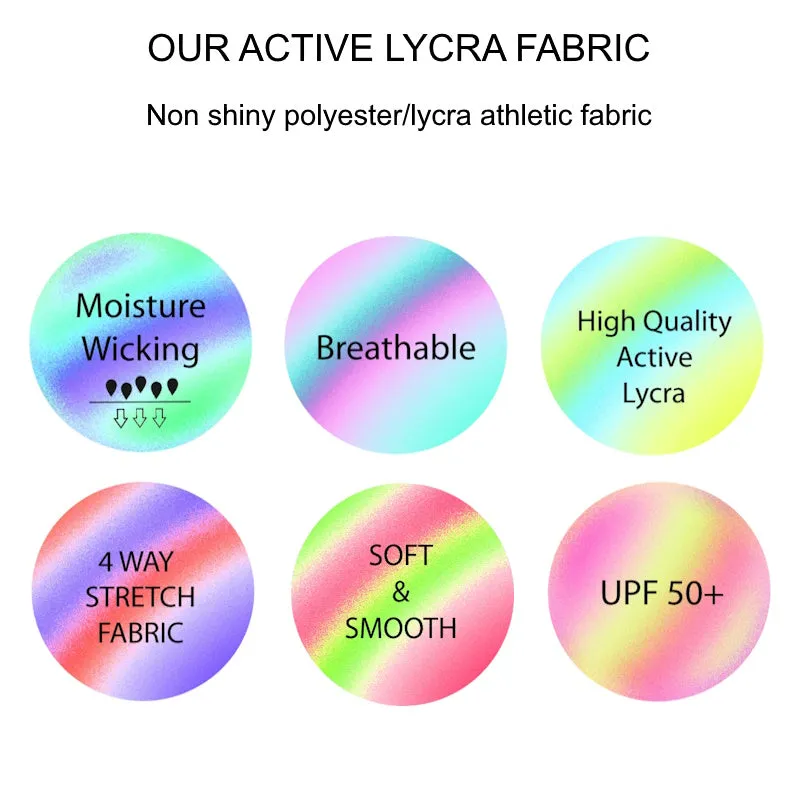 PLAIN ACTIVE LYCRA LEOTARDS - ALL COLOURS