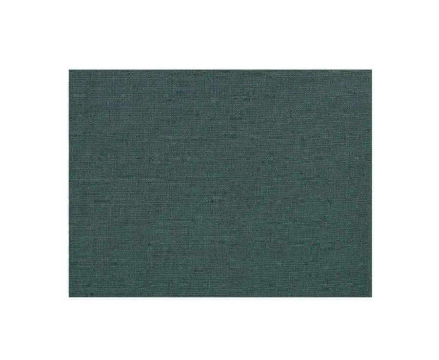 Plain Dark Green cotton linen shirt - SILBERT