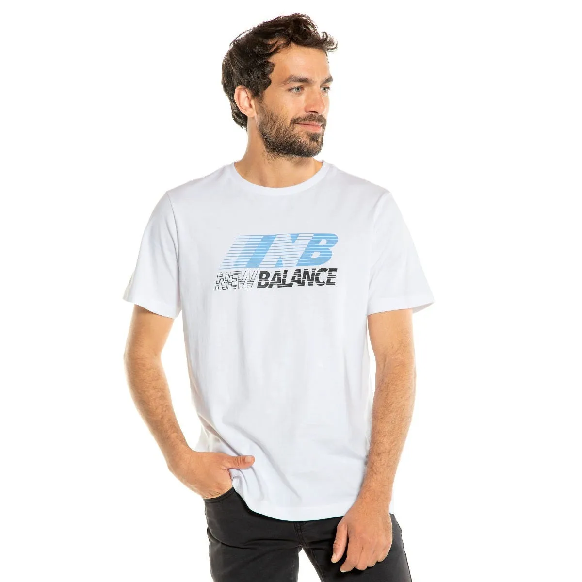 Polera Hombre New Balance Lifestyle Blanco