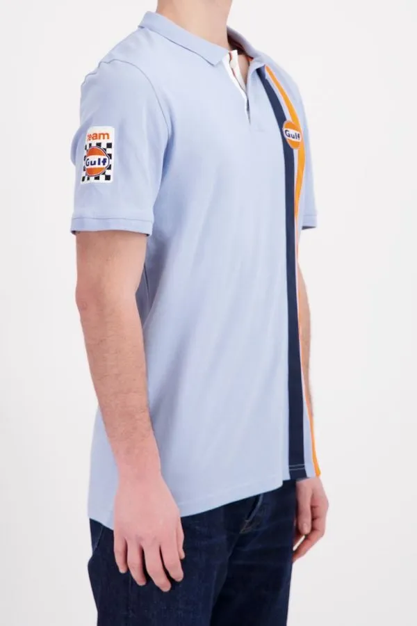 Polo Hombre Gulf Polo Pom03-125 Light Blue