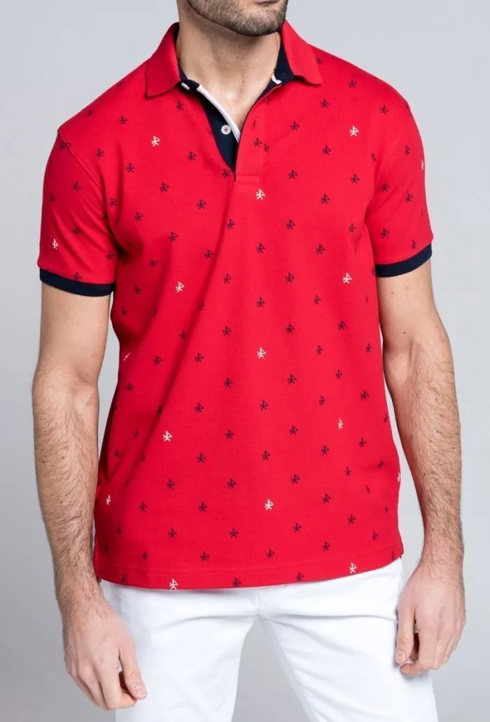 Polo logos rojo