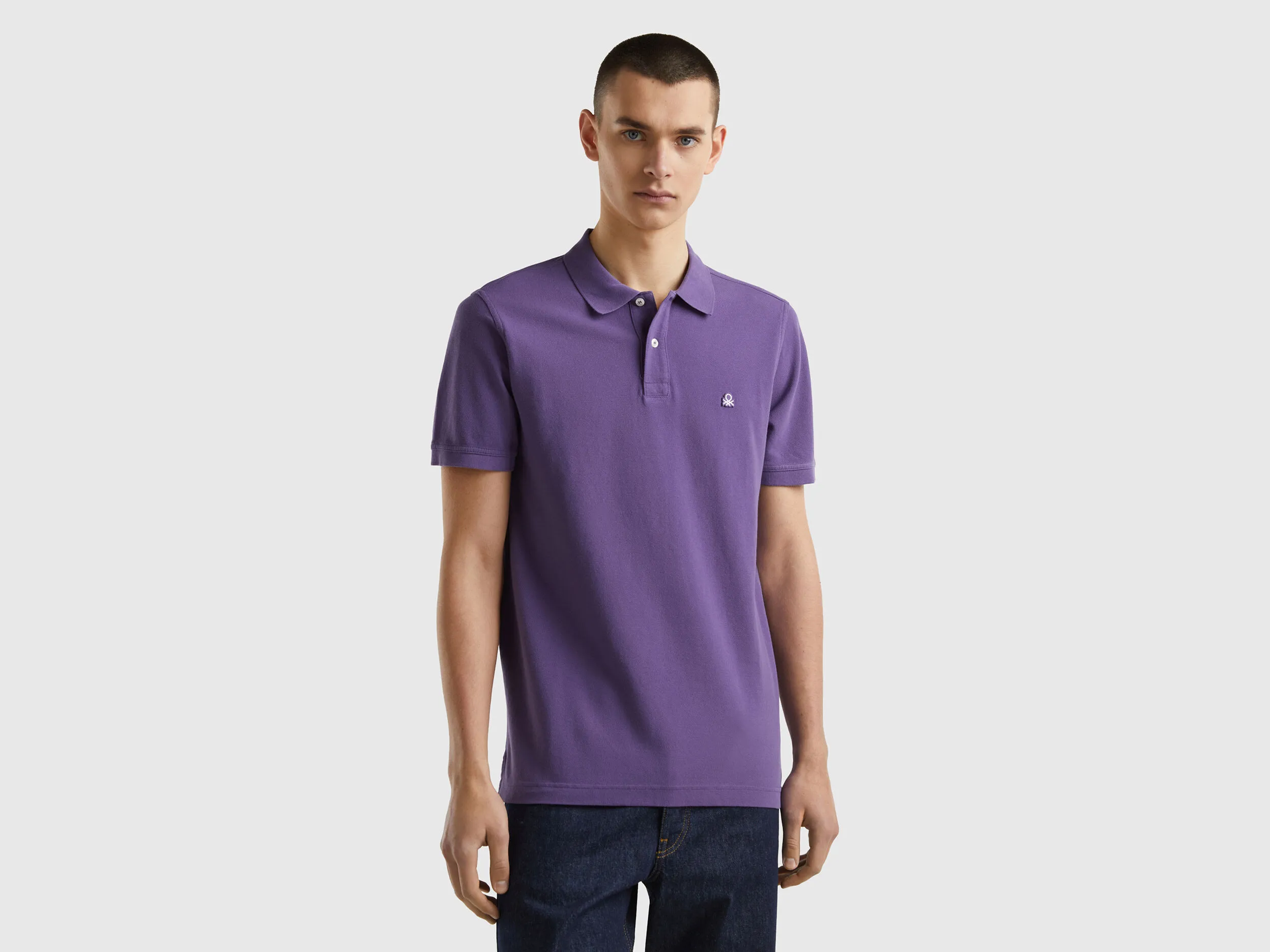 Polo morado regular fit