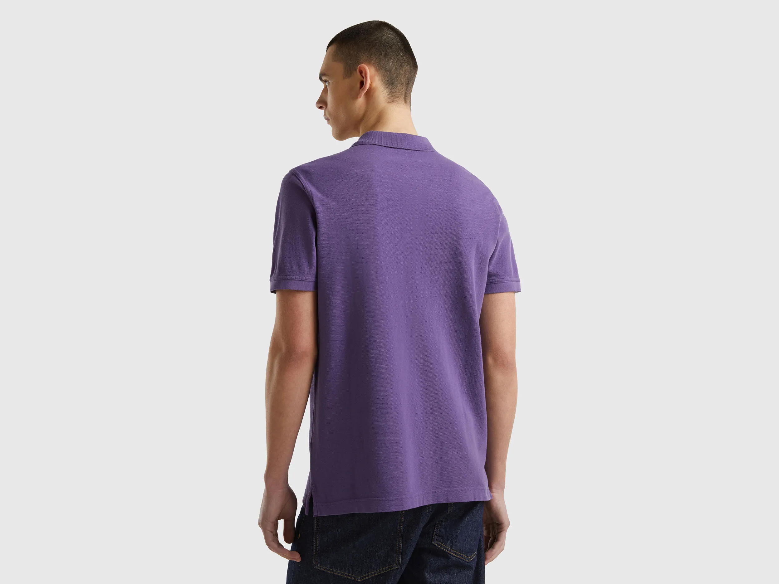 Polo morado regular fit