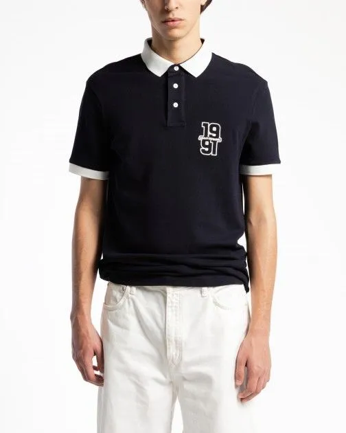 Polo piquet Armani Exchange 3DZFLJ Azul