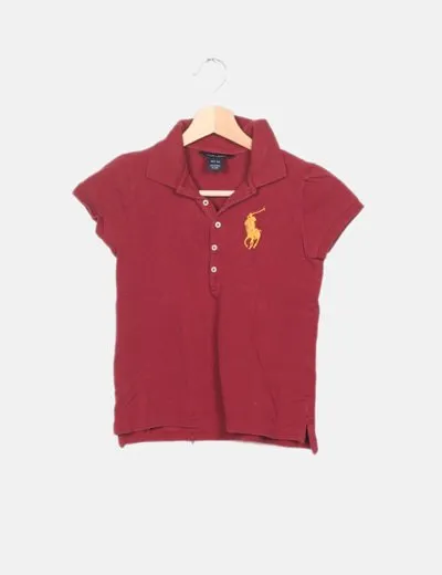 Polo Ralph Lauren Polo granate manga corta