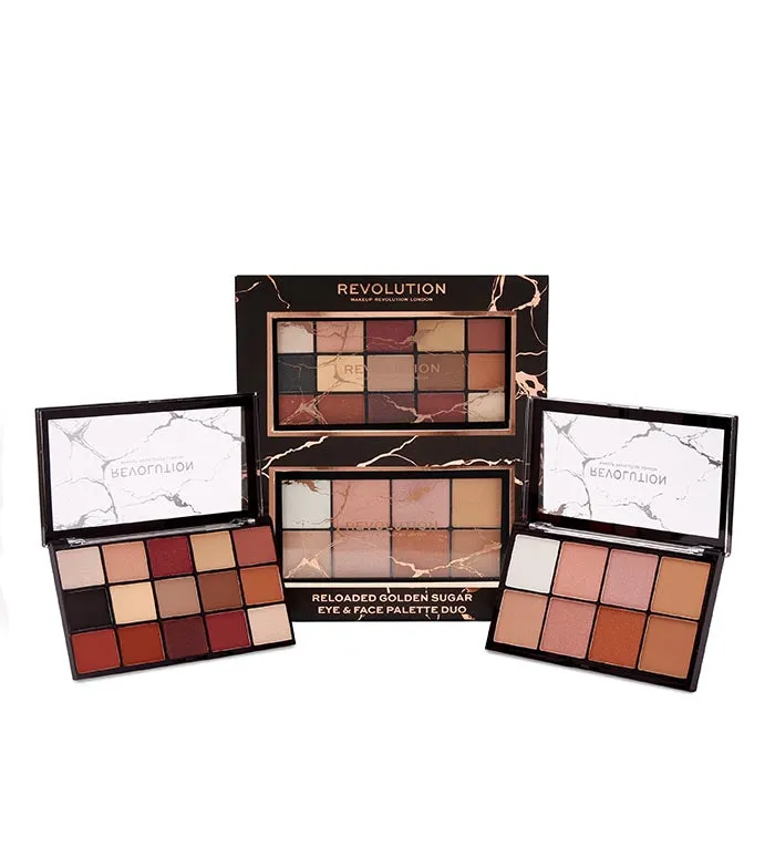 Revolution - Set de paletas para ojos y rostro Reloaded Golden Sugar