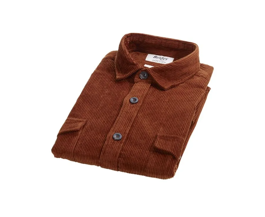 Rust Corduroy over shirt - VICTORIN