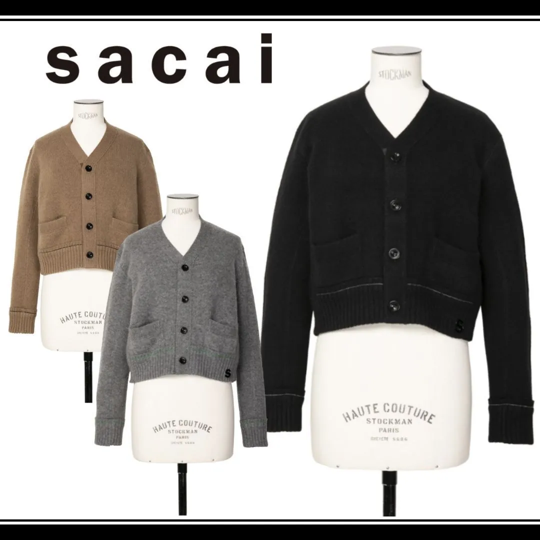 sacai  |Casual Style Unisex Street Style Plain Office Style Logo