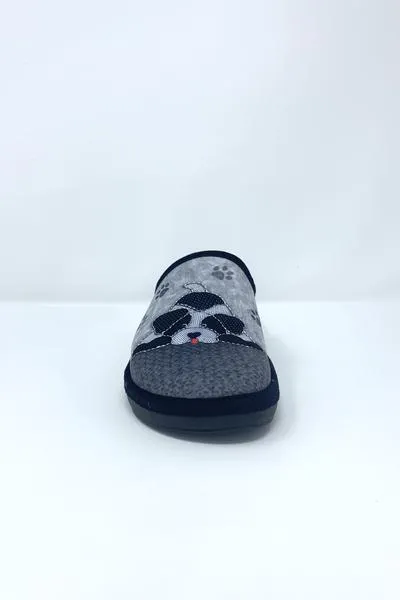 Salvi Grey Puppy Slippers