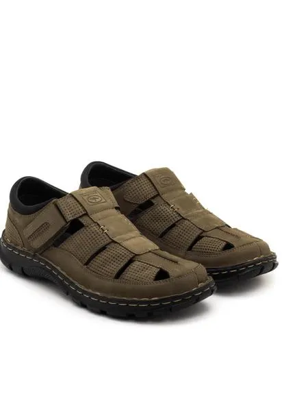 sandalias kangaroos 6520 kaki para hombre