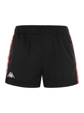 short kappa tread negro para mujer