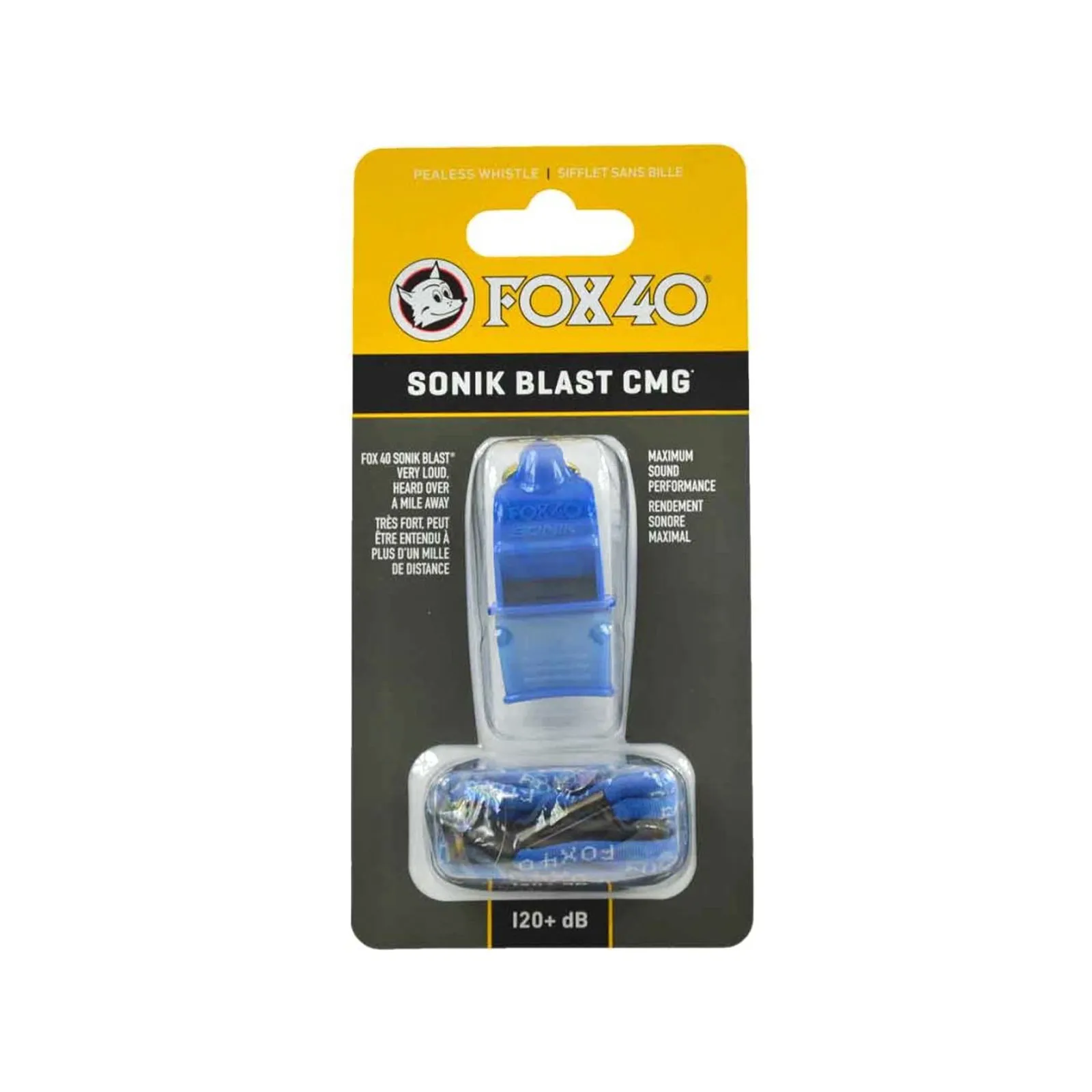 Silbato árbitro y entrenador Fox 40 Sonik Blast CMG