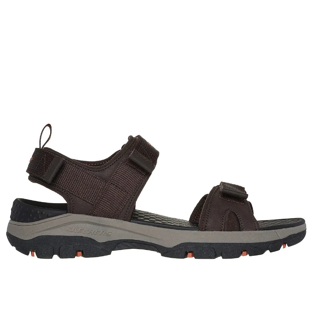 SKECHERS Men's Tresmen-Ryer Sandal (Chocolate)