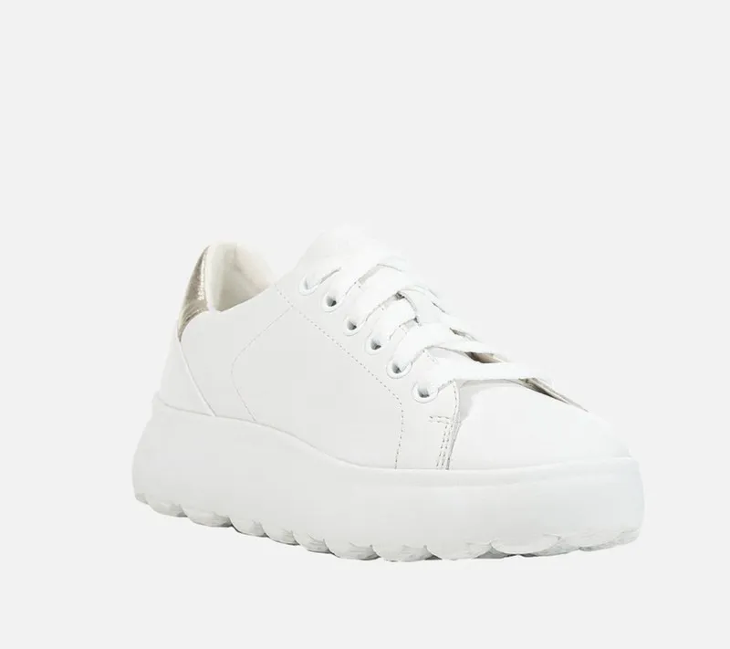 Sneakers Geox D35TCB piel blanco