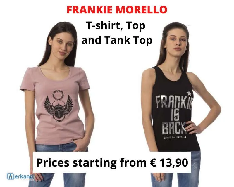 STOCK CAMISETA, TOP Y TANQUE TOP MUJER FRANKIE MORELLO.