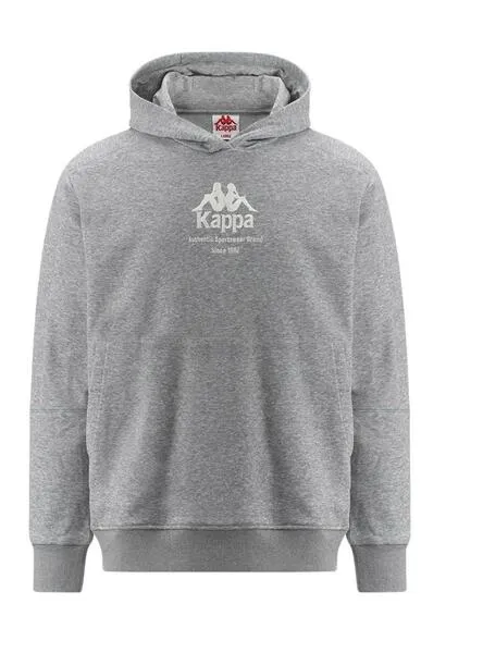 Sudadera Kappa Giano Gris Para Hombre