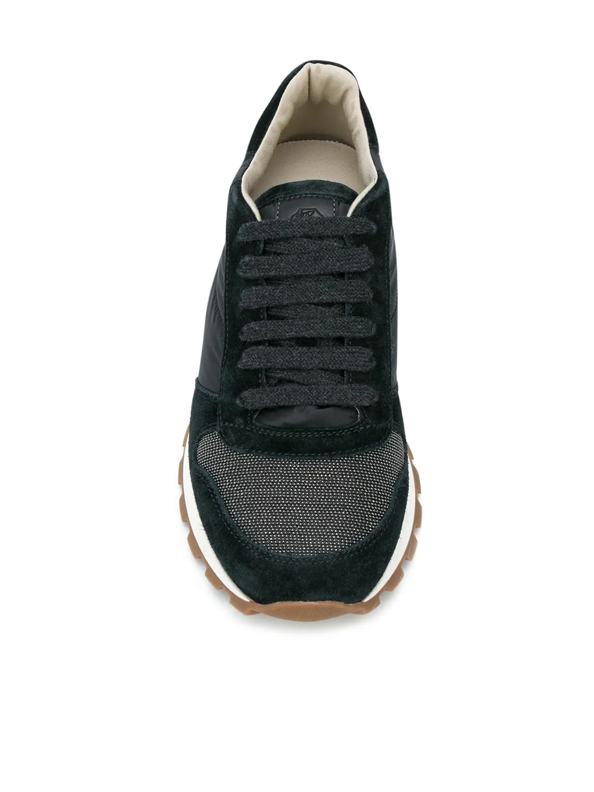 Suede and techno fabric runners with Precious Toe