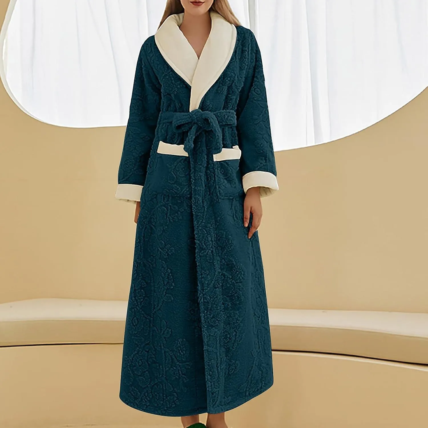 Super Soft Bath Robe Plush Fleece Loungewear For All Seasons