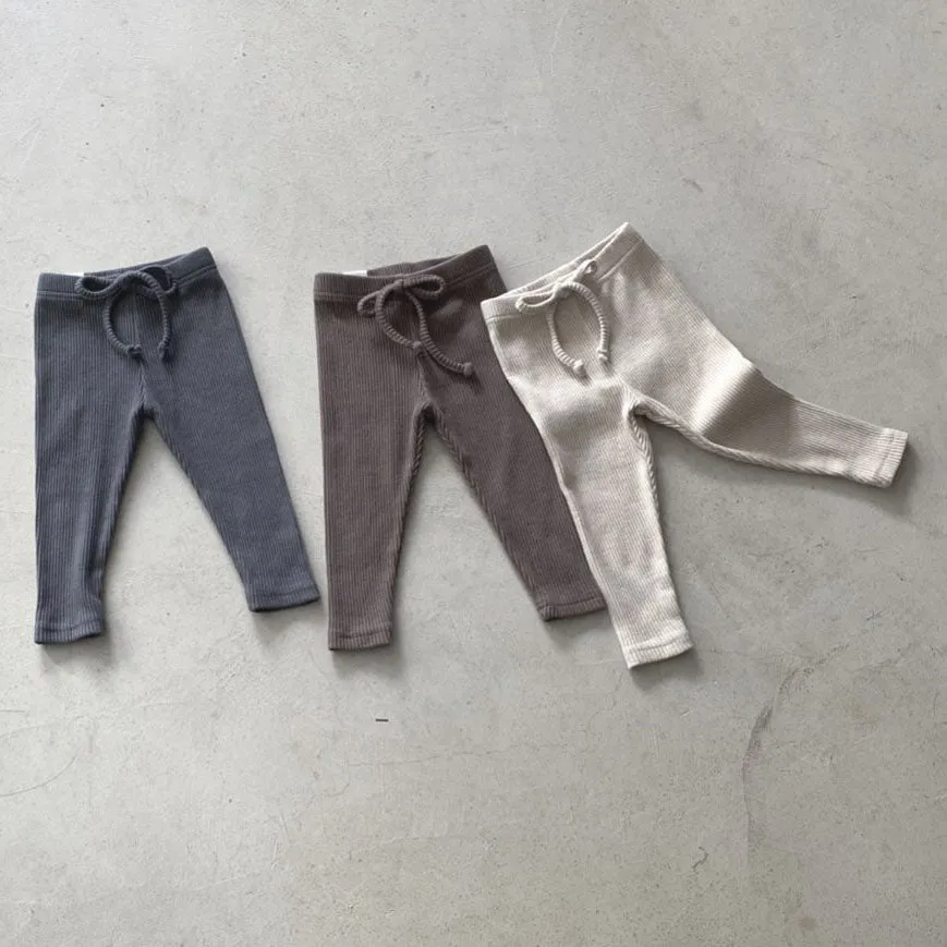 Toddler Nunu RIb-Knit Leggings (1-6y) - 3 Colors