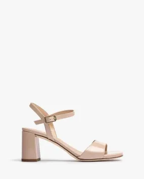 UNISA MORATY PATENT NUDE SQUARE TOE SANDAL