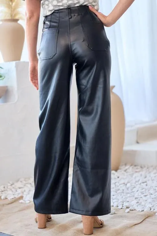 Vegan Leather Pants: Sassy Style - Buy Now!