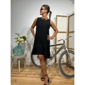 Vestido Corto Lazada GEORGIA Negro